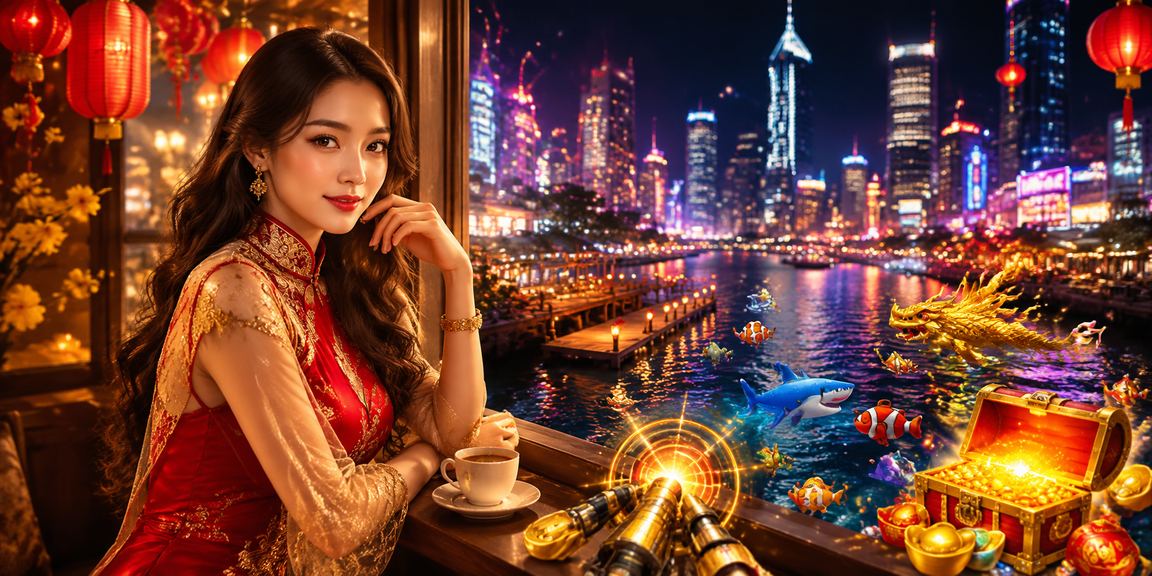 Nhóm bạn chơi Bắn Cá tại quán cà phê TP.HCM buổi tối